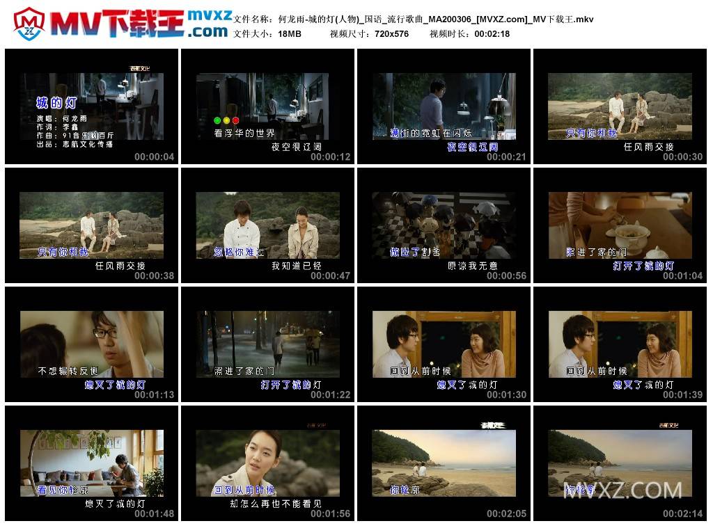 何龙雨-城的灯(人物)_国语_流行歌曲_MA200306